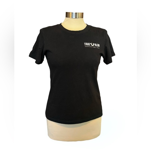 True Religion Buddha Logo T-shirt black size medium - Picture 2 of 4